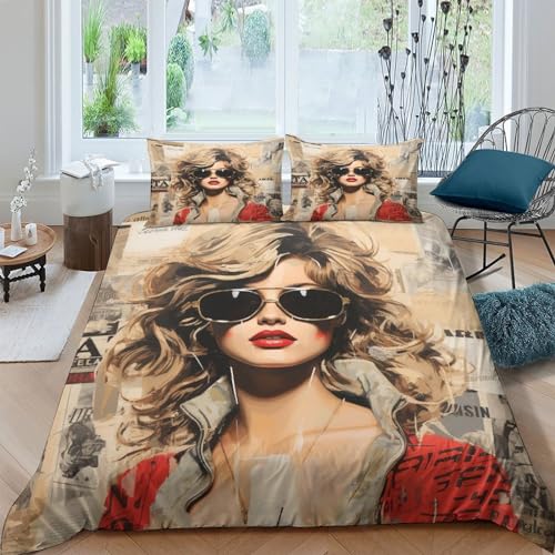 Housse de couette avec fermeture à glissière pour lit double 200x200 - 2