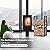 Firewood Rack Indoor, Portable 2 Tier Firewood Rack, Sturdy and Easy to Assemble Construction, Outdoor Firewood Rack with 4 Hooks for Storing Wood Logs for Fireplaces, Fire Pits and Stoves - Black