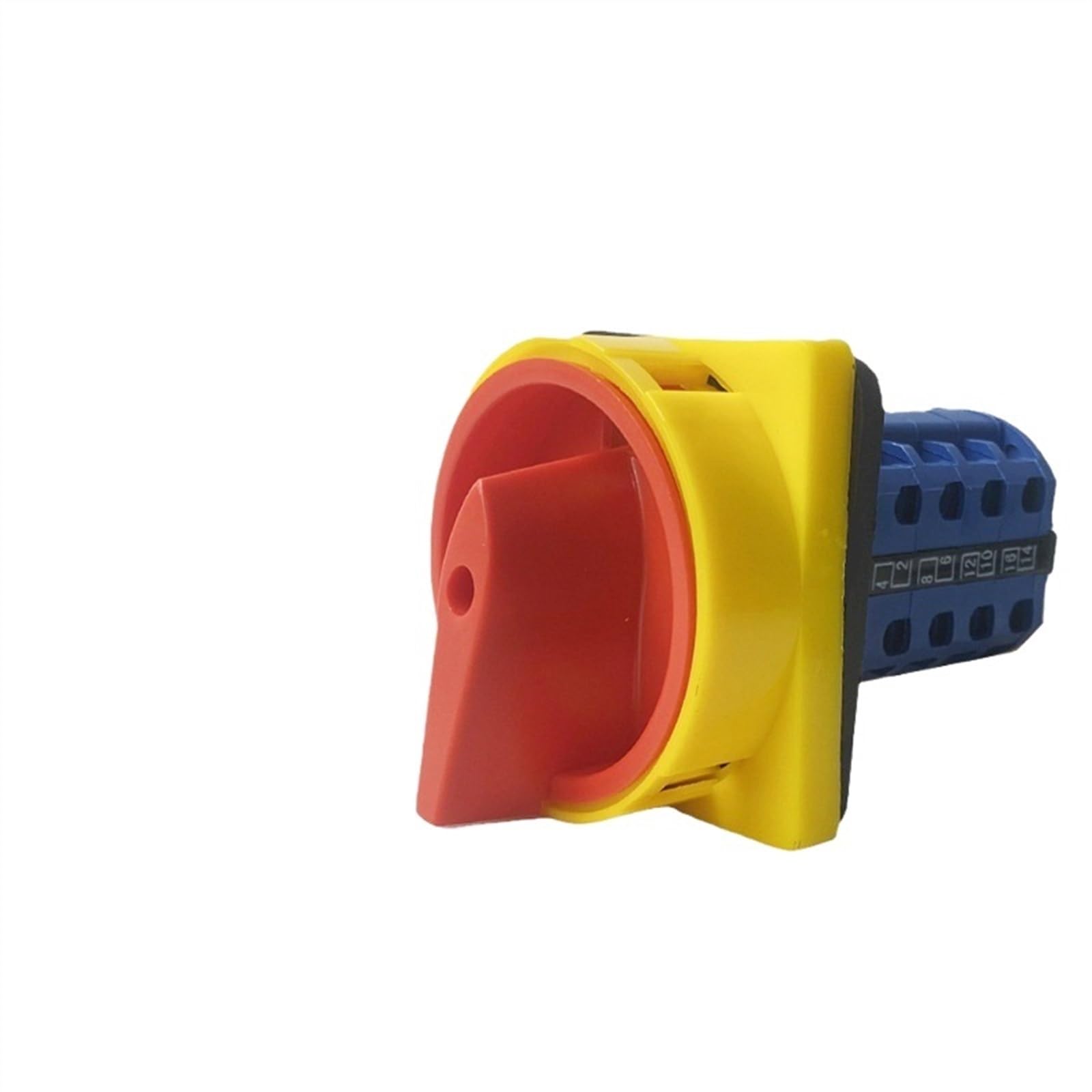 Interruptor de transferencia universal LW26-20/4GS, candado de 2 velocidades, aislamiento de parada de emergencia, corte de energía, 4 secciones, contactos plateados de 20A