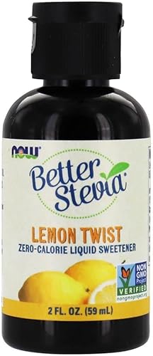 Now Foods, Better Stevia, Edulcorante líquido sin calorías, Lemon Twist, 2 fl oz (2.0 fl oz)