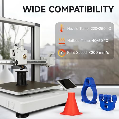 Image of TINMORRY Glass Fiber Reinforced TPU Filament 1.75mm, Resistant to Impact TPU GF 3D Printing Filament, Flexible & Tough, Fits Bambu Lab FDM 3D Printers, 1 KG 1 Spool, Light Grey