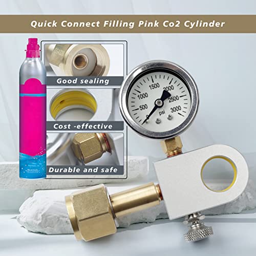 New Upgraded Co2 Refill Adapter Carbonator For Cga320 Co2 Tank Soda Refill Quick Adapter Compatible With Duo Terra Art Soda Machine #TOP2