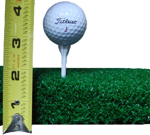 Premium 3'X5' Luxury Tee Golf Hitting Mat- Holds A Wooden Tee #TOP1