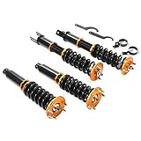 AUTOMUTO Coilover Struts Suspension Coilover Shocks Height Adjustable Fit for 2008-2012 for Honda for Accord - Golden
