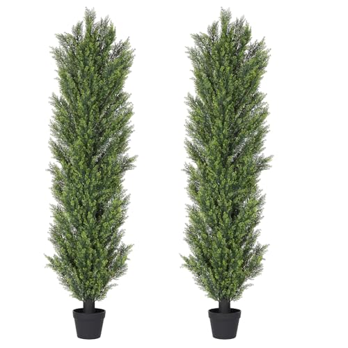 THE BLOOM TIMES 6ft Tall Topiary Trees