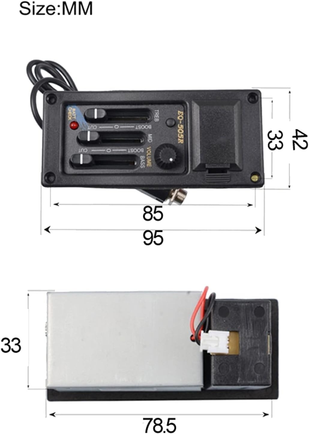 Generic Custodia Porta Batteria Da 9V per Chitarra E Basso, Accessori Da Collezione Generic Custodia Porta Batteria Da 9V per Chitarra E Basso, Accessori Da Collezione