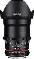 Rokinon Cine DS 35mm T1.5 Full Frame Wide Angle Cine Lens for Canon EF - AS IF UMC, Unified Gears