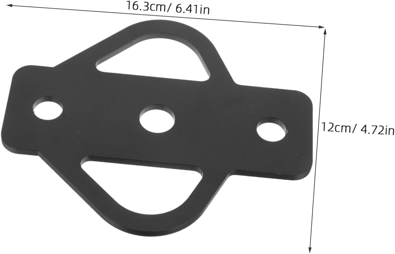 TOYANDONA Heavy-Duty Hitch Adapter with Bolt Receiver Bracket for Lawn Mower Garden Trailers Easy Installation Durable Towing for Flat Towing Needs