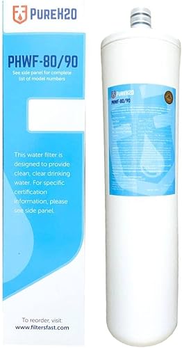 PureH2O PHWF-8090 - Repuesto compatible con cartucho de filtro de agua de carbono Aqua-Pure APDW8090