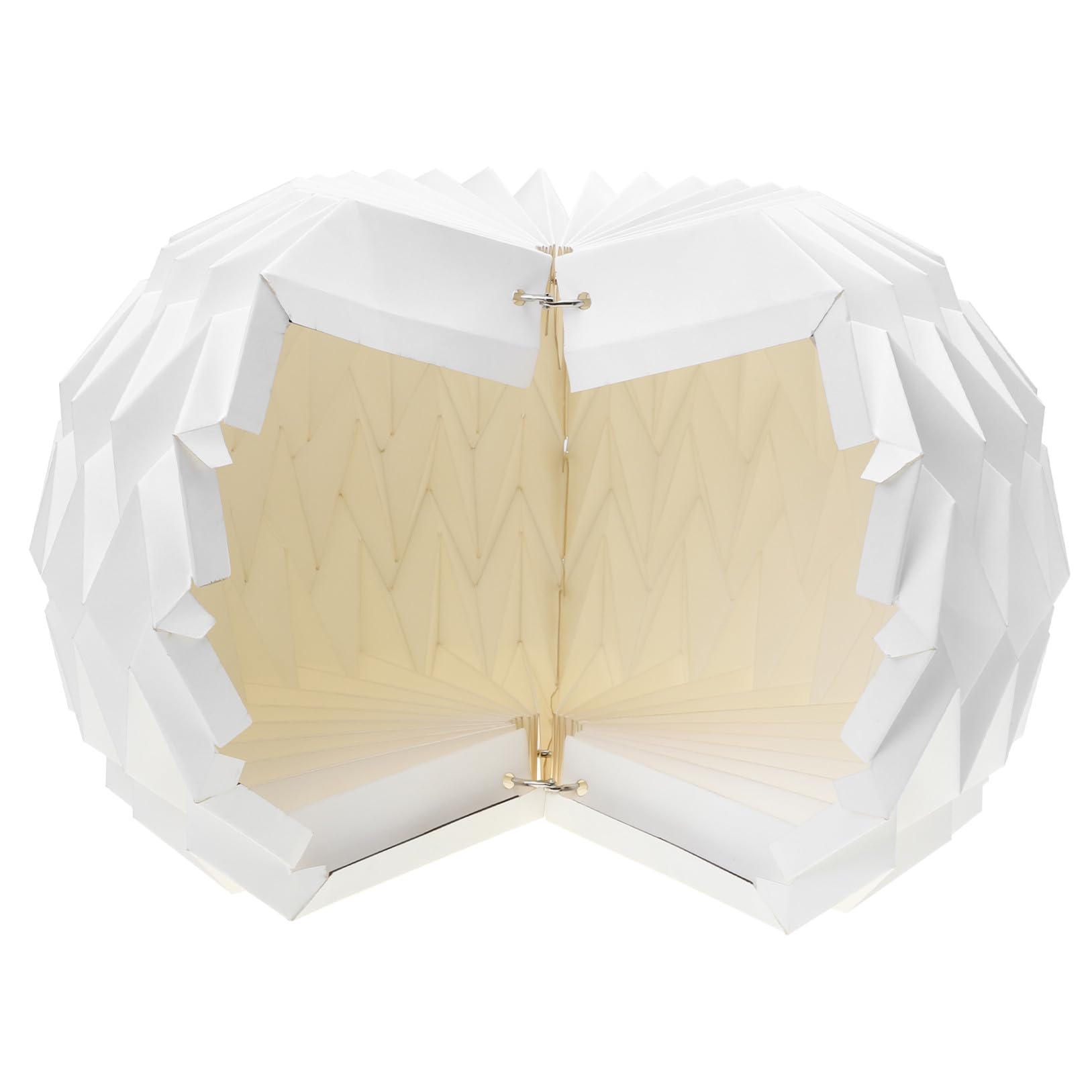 LIFKOME Lampada Sospensione Pieghevole Origami in Paralume Moderno per Bar e Casa Design Nordico Minimalista Luce Calda Diffusa per Soggiorno e Ristorante