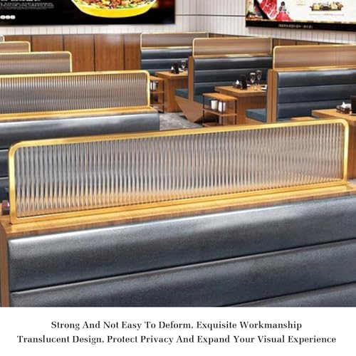 Écran de comptoir translucide pour intimité dans les bars et cafés - 5