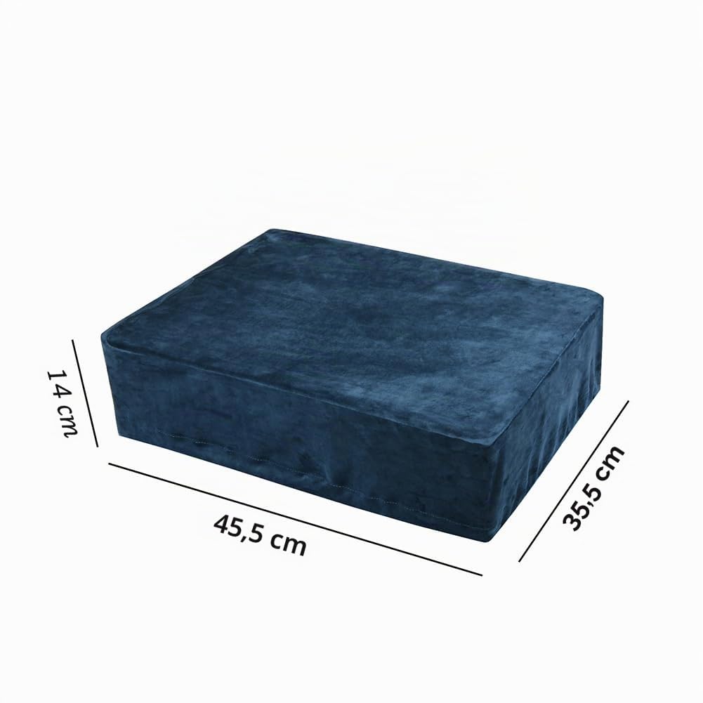 DAZZLEEX Schallplattenspieler Kurzer Plüsch-Staubschutz, kratzfeste Spandex-Abdeckung, schwarz/blau, Plattenspieler-Staub, für AT-LP120XUS (schwarz)