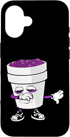 iPhone 16 Codeine Cough Syrup Dabbing Double Cup Sizzurp Lean Case