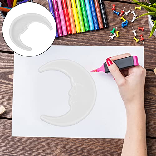 DOITOOL Kit de espelho 4 peças decoração de sol artista artesanato arte de parede para moldar lua ep