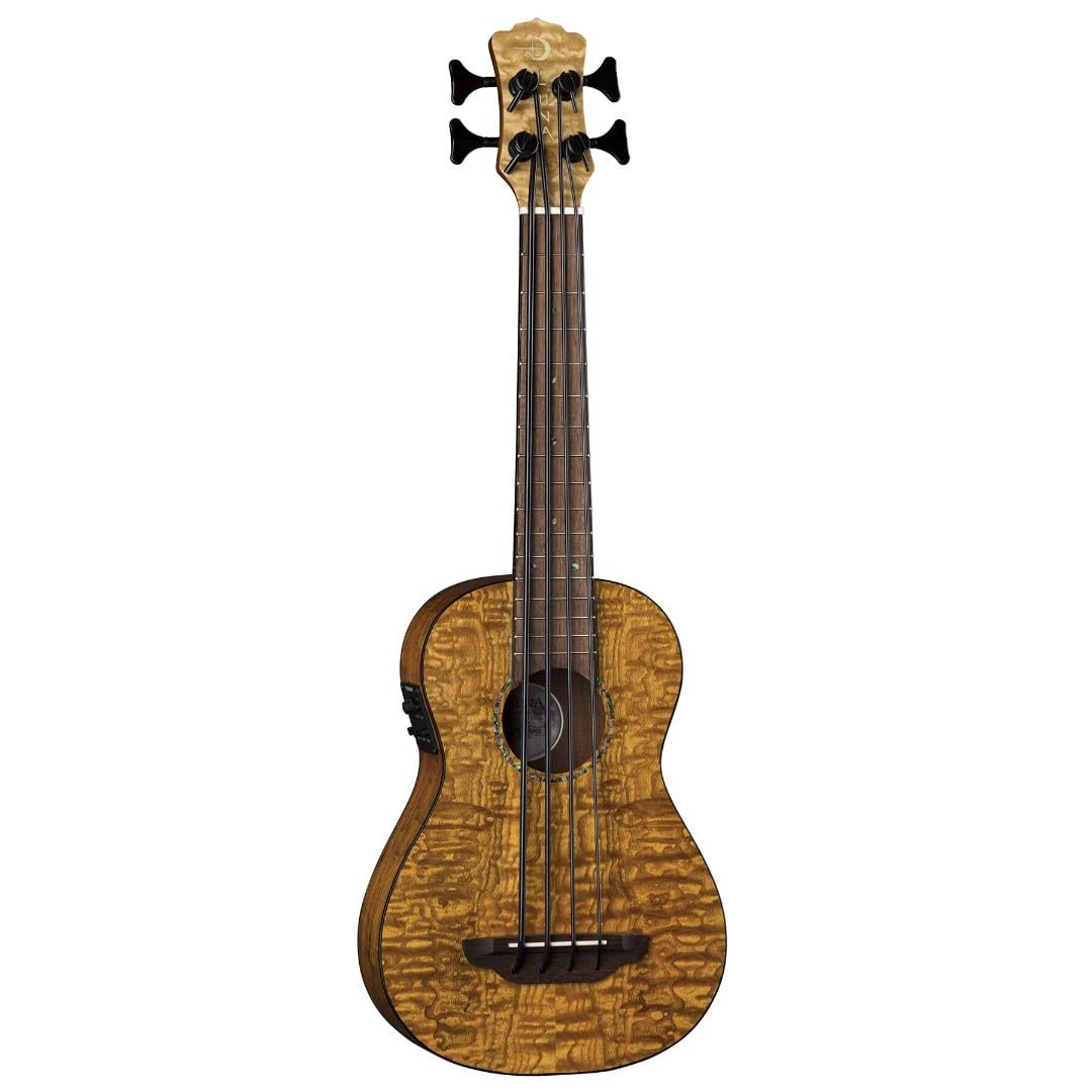 Amazon.com: Luna UKE BBASS QA Bari-Bass Ukulele with Preamp