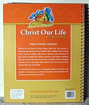 Unknown Binding Christ Our Life We Worship Grade 5 Teacher's Guide New Evagelization Edition Book