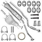 Auspuffanlage Schalldämpferset Auspuff für Opel Astra G 2 II Kombi 1.6i