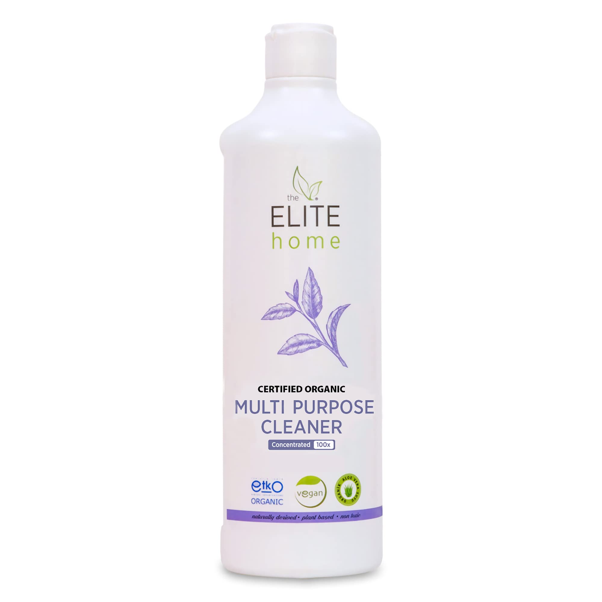 The Elite Home Organik Sertifikalı Çok Amaçlı Genel Temizleyici (Kokusuz, 750 ML)