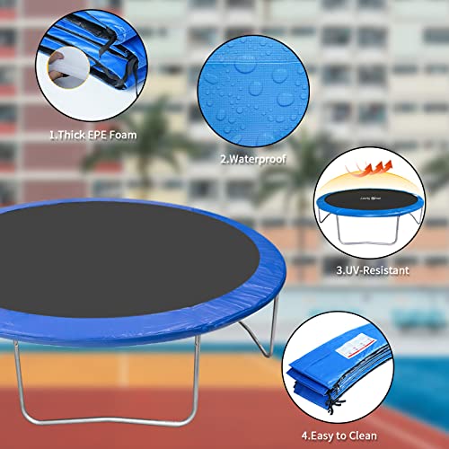 Jumpfly Trampoline Pad Trampoline Replacement Safety Pads Spring Cover Fits 12 Ft Trampoline #TOP2