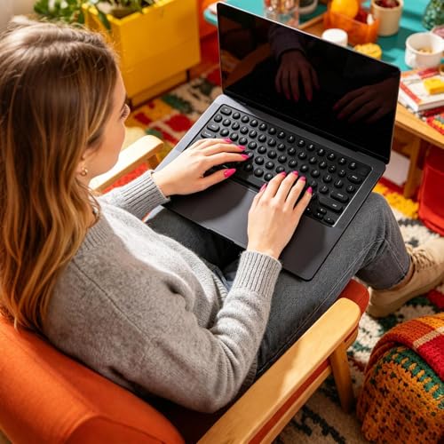 Soporte de escritura transparente y protector de uñas ajustable para teclados 3