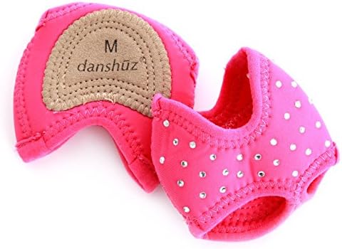 Danshuz Neoprene Half Sole Shoe Purple with Rhinestones Size S | Image 2