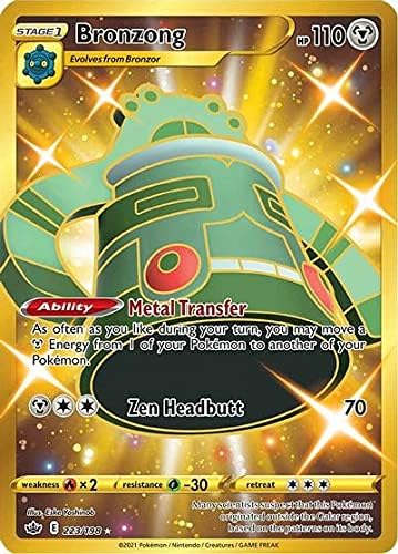 Bronzong - 223/198 - Secret Rare - Sword & Shield - Chilling Reign