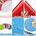 Outus 30 Pieces 6 Inch Classroom Floor Stickers Multicolor Classroom Spots for Line up Markers Self Adhesive Vinyl Stickers for Preschool Kindergarten Students Kids (Chic Color, Fresh Dot Style)