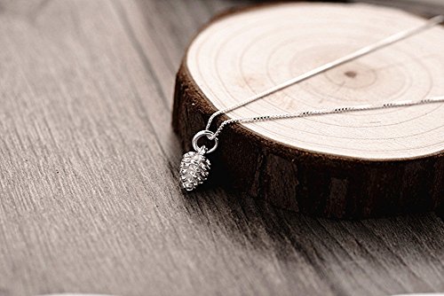 Alimitopia 50Pcs Christmas Pine Cone Small Pendant Nature Nuts Charm For Diy Jewelry Making Accessories(Antique Silver Tone) #TOP5