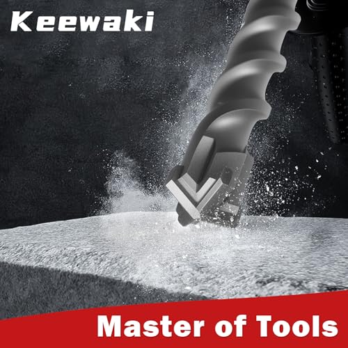Keewaki 7/8" x 13" SDS Max Hammer Drill Bit, 4-Cutter Concrete Masonry by Keewaki - Used condition - Image 7