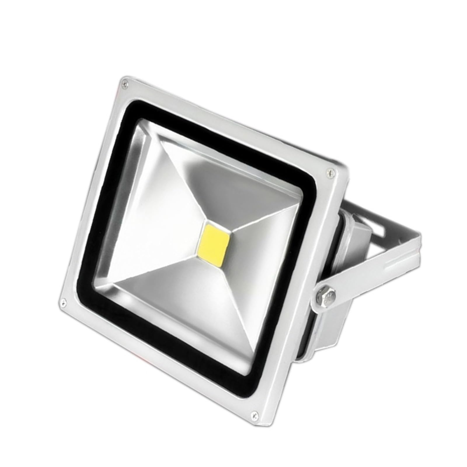 Wodoodporne Światło Halonowe LED 10w 20w 30w 50w IP65 Lampa Reflektorowa Reflektor Oświetlenie Ogrodowe Na Zewnątrz Zewnętrzne Garaż ogrodowy(6000K,20W Grey shell)