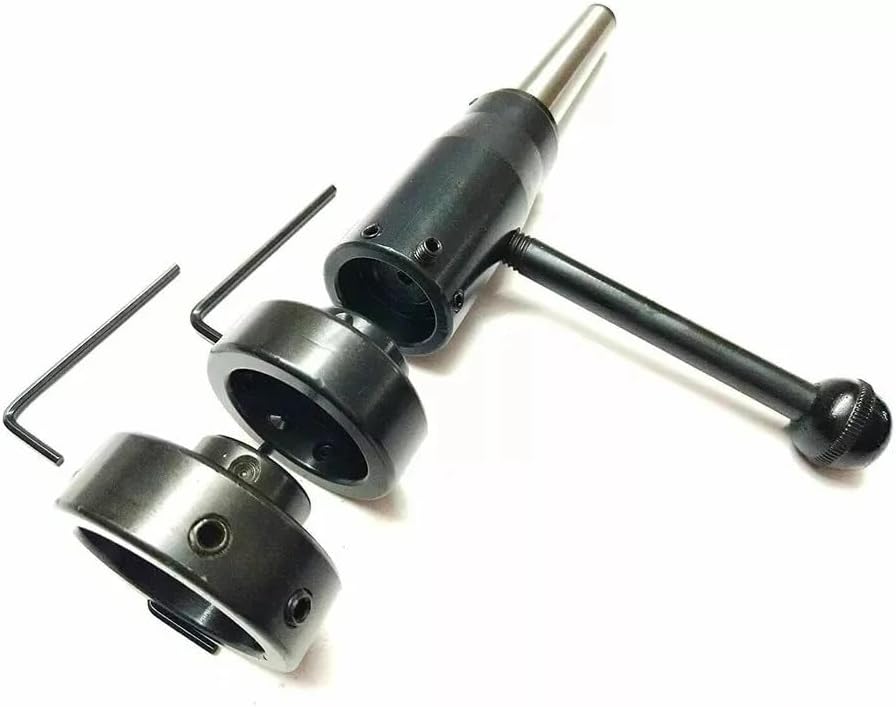 LATHE TAILSTOCK FLOATING DIE HOLDER SET MT-3 SHANK - METRIC STANDARD