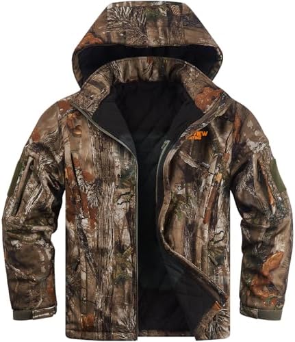 NEW VIEW Jaqueta masculina de caça isolada para clima frio