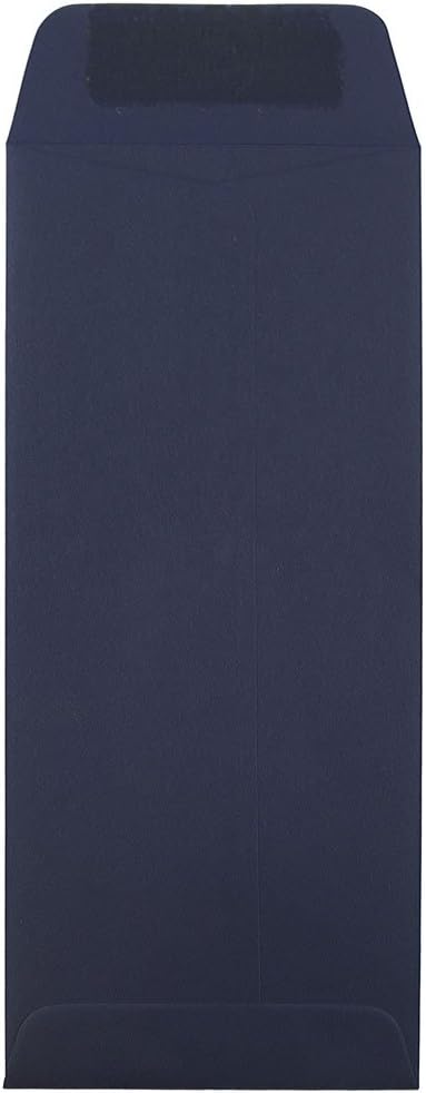 JAM PAPER #10 Policy Business Premium Envelopes - 4 1/8 x 9 1/2 - Navy Blue - Bulk 1000/Carton