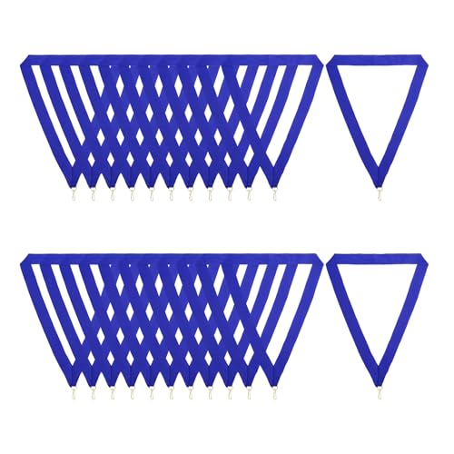 Rubans de récompense pour fête sportive et réunions lot de 24 badges bleus PATIKIL