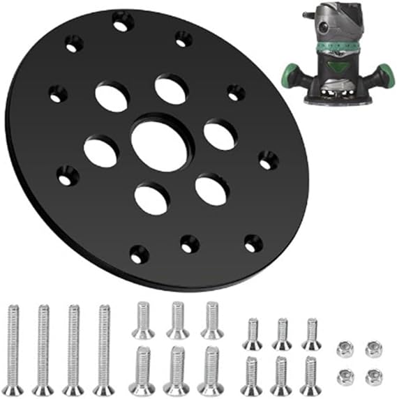 Worktable for Milling Equipment with 1-1/4 Inch Central Opening to Facilitate Guide Bushing Positioning