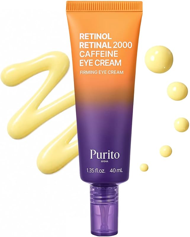 Creme para os olhos PURITO com Retinol 0,1% e Retinal 0,1%, 40 mL