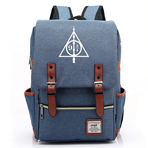 Sac universitaire de collège Harry sac à dos décontracté pour ordinateur portable 15,6