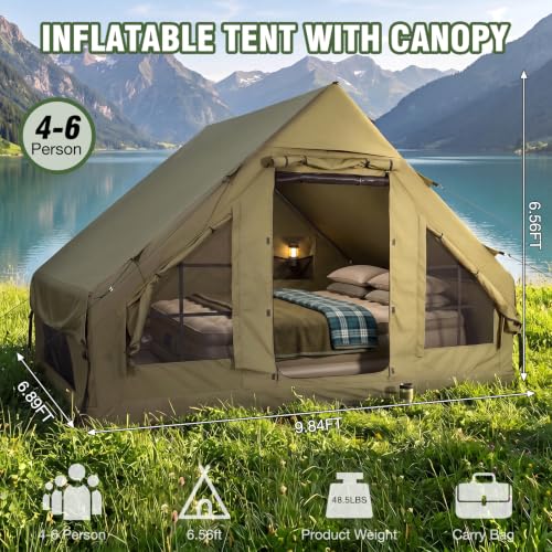 Carpa Inflable para Camping con Claraboya, Carpas Inflables miniatura 4