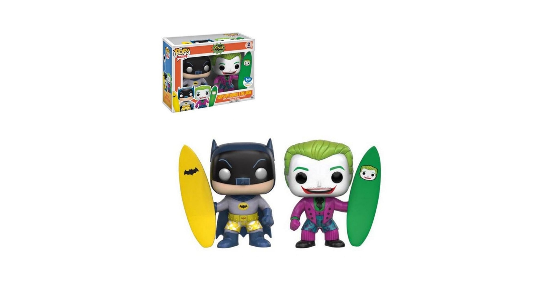 FUNKO POP! Surf’s up! Batman/The Joker Funko POP Heroes: DC Surfs Up! The Joker Vinyl Figure