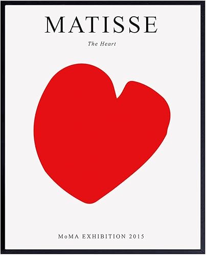 Matisse Wall Art Poster Decor - 8x10 Mid Century Modern Minimalist Print - Contemporary Gallery Wall Art - Abstract Gifts for Women - Aesthetic