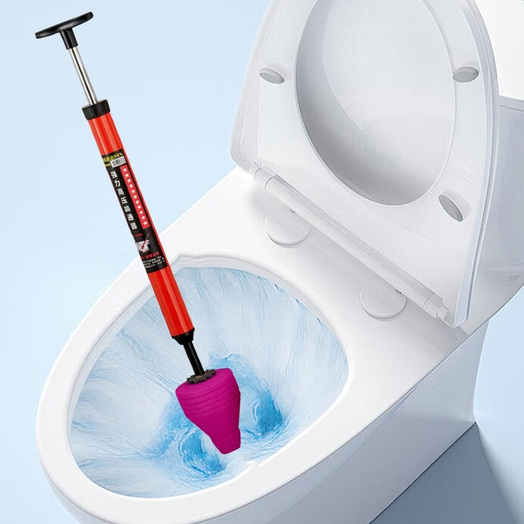 Déboucheur de Toilettes, Déboucheur de Chasse D'eau, Déboucheur de Canalisations Puissant, Air Haute Pression pour Canalisations Bouchées