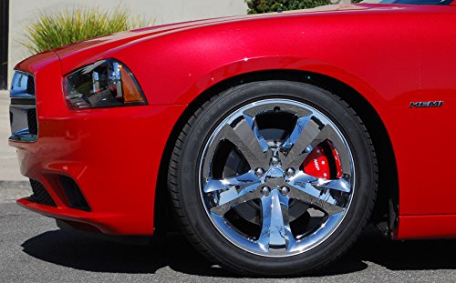 Mgp Caliper Covers 19003Smgprd 'Mgp' Engraved Caliper Cover With Red Powder Coat Finish And Silver Characters, (Set Of 4) #TOP7