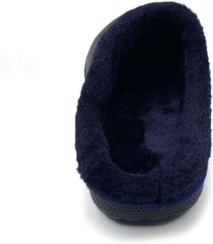 Amoji Fur Lined Clogs Fleece Garden Slippers House Home Winter Clogs Shoes - Image 4