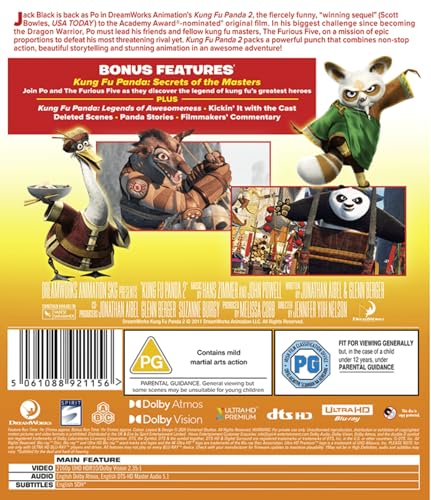 Kung Fu Panda 2 [4K Ultra HD] [Blu-ray]