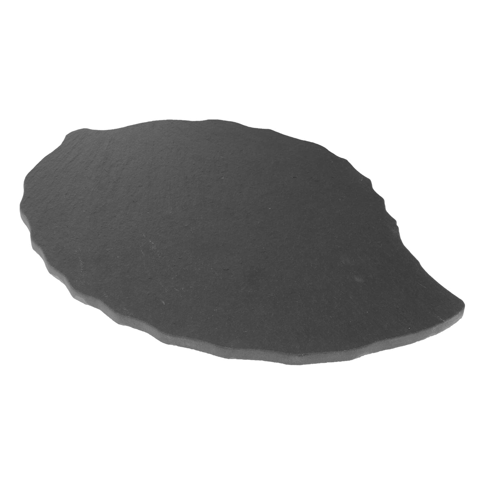Happyyami Plato De Pizarra Forma De Plato Multifuncional Para Servir Steak y Postres Para Restaurantes y Hogares Material Ecológico y Ligero