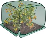 90 x 90 x 70Cm Pop Up Garden Mesh Plant Cover - Garden Pest Insect Barrier Netting - Garden Fruit Plant Tent Cage Protector for Protect Plant Vegetable Fruit from Birds Insects