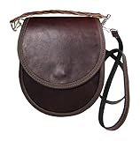 Fabulous braun Leder Sporran Handtasche