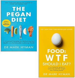 Mark Hyman Collection 2 Books Set (The Pegan Diet & Food: WTF Should I Eat?)
