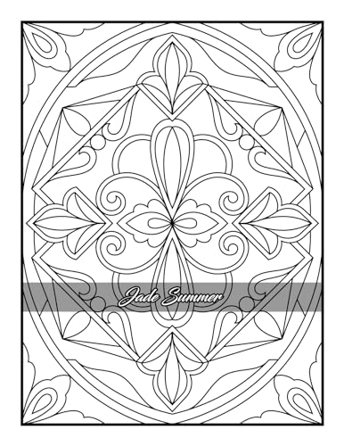 100 Amazing Patterns: An Adult Coloring Book with Fun, Easy, and Relaxing Coloring Pages - Image 77