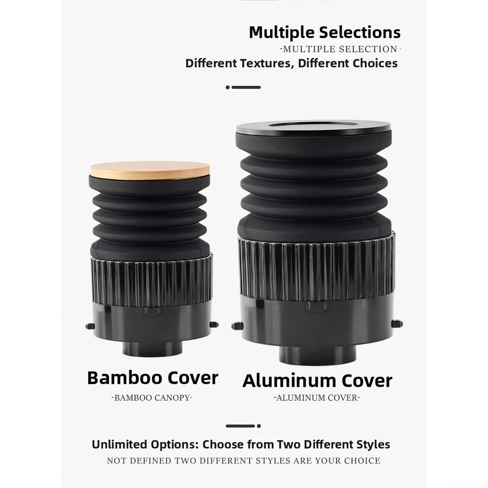 Herramienta de limpieza de molinillo de café, soplador de silicona para Breville BES870 BES880 - Doble función para limpiador de tolvas, cepillo elimina negro 78 mm (A)